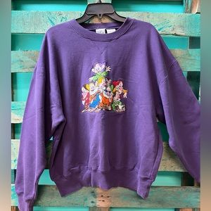Vintage Disney Seven Dwarfs Embroidered Sweatshirt L